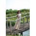 Embroidered dress "Double White 2"
